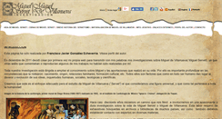 Desktop Screenshot of miguelservetinvestigacion.com